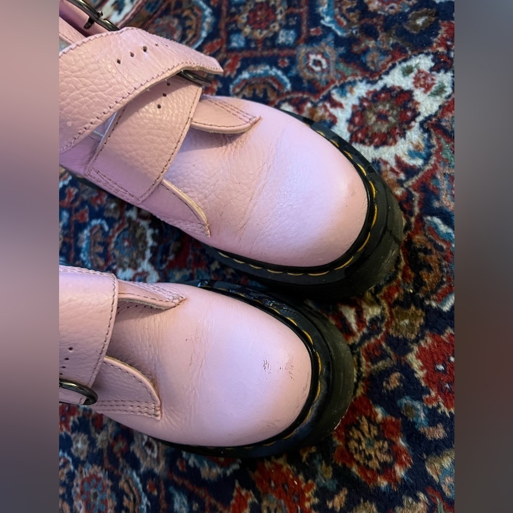 Dr Martens DEVON HEART LEATHER PLATFORM BOOTS, size 7 - Picture 3 of 7